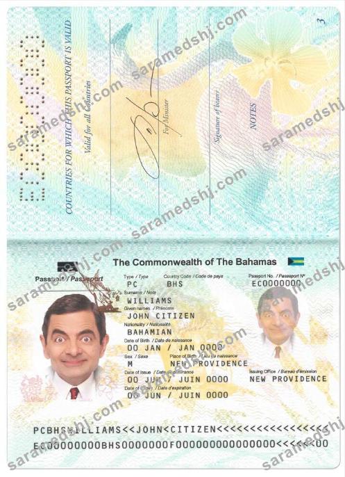 Bahamas passport